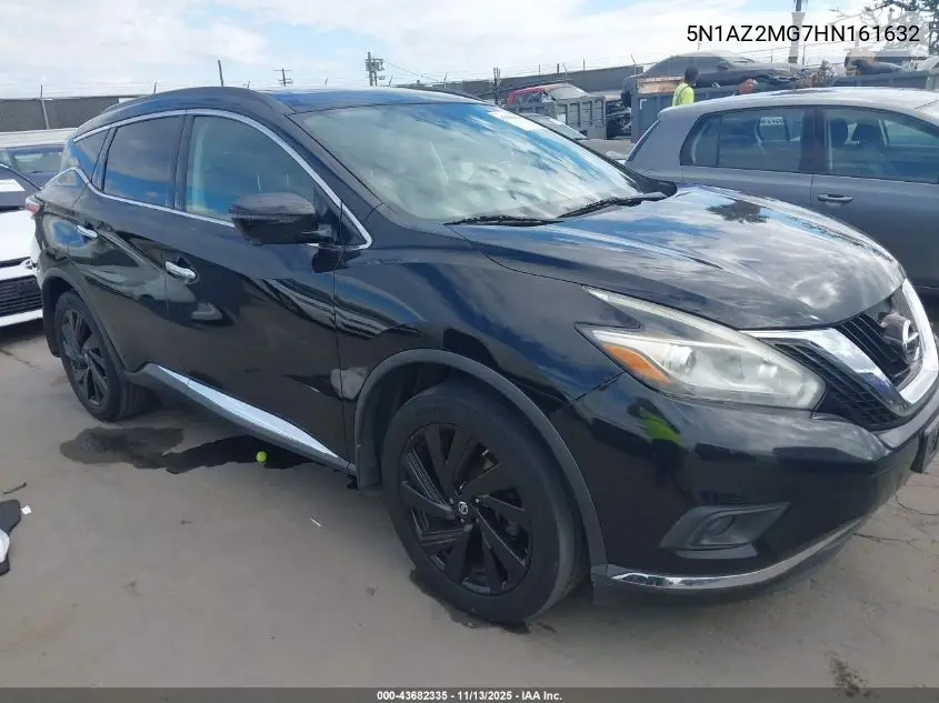 5N1AZ2MG7HN161632 2017 Nissan Murano Platinum