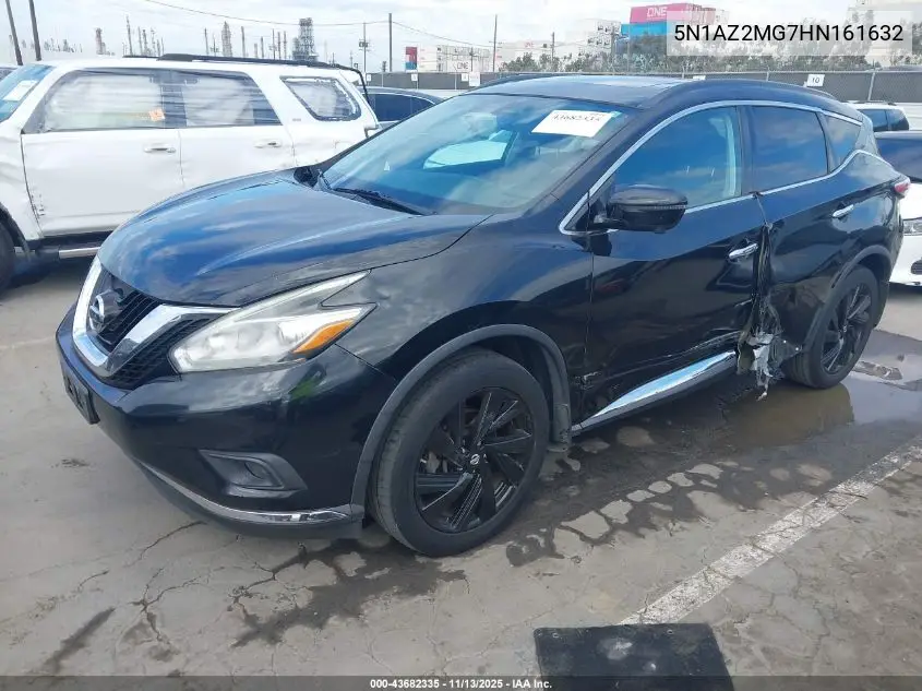 5N1AZ2MG7HN161632 2017 Nissan Murano Platinum