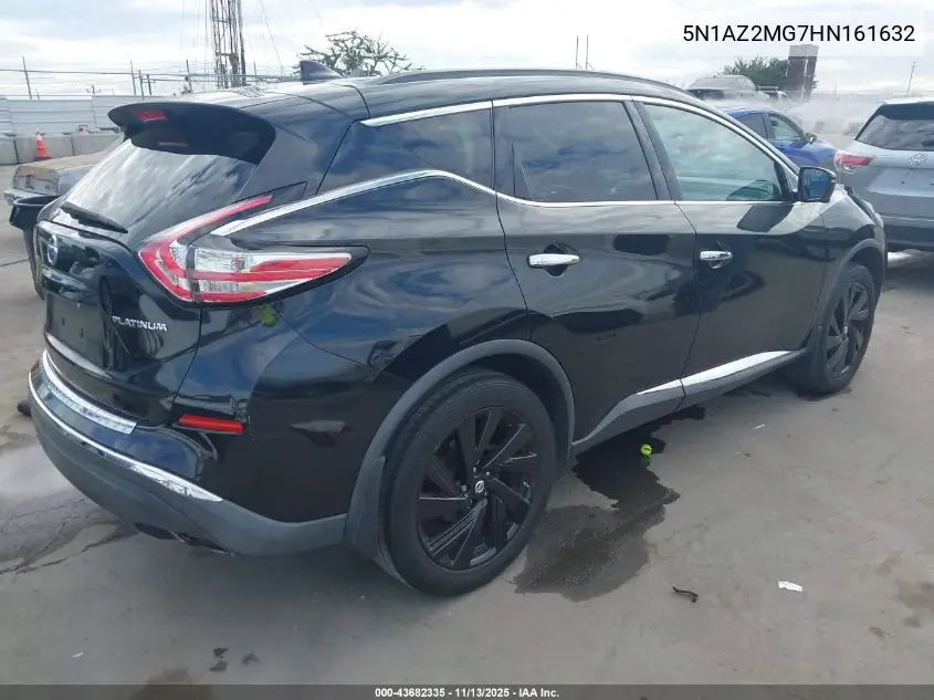 5N1AZ2MG7HN161632 2017 Nissan Murano Platinum