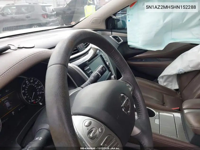 5N1AZ2MH5HN152288 2017 Nissan Murano Platinum