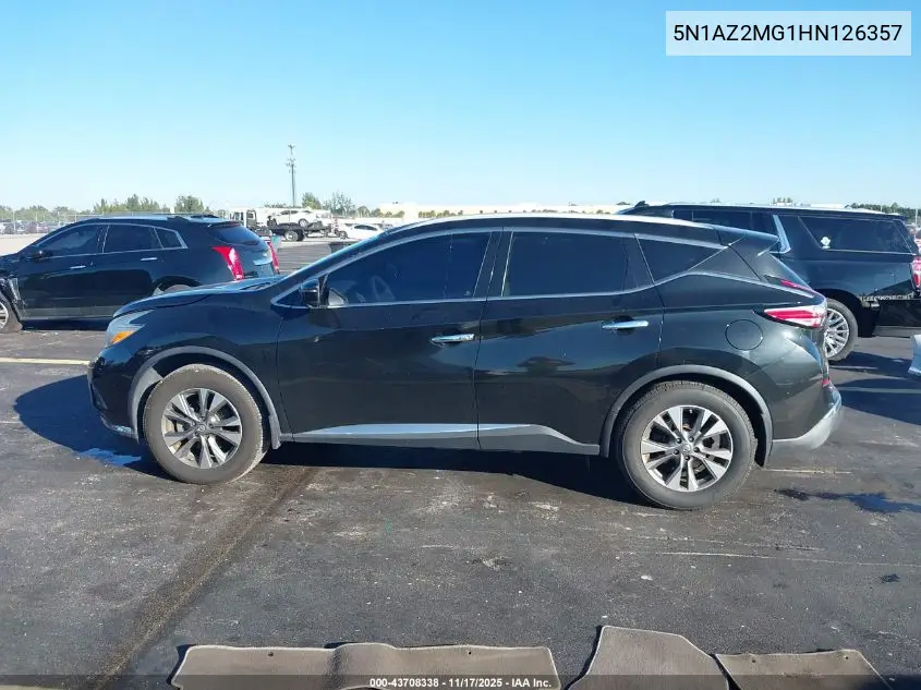 5N1AZ2MG1HN126357 2017 Nissan Murano Sl