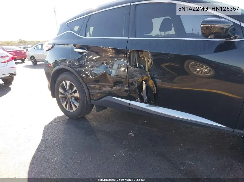 5N1AZ2MG1HN126357 2017 Nissan Murano Sl