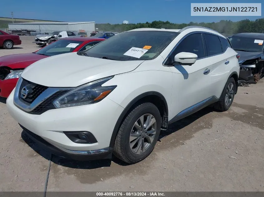 5N1AZ2MG1JN122721 2018 Nissan Murano Sl