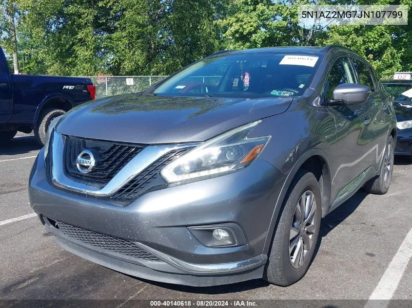 5N1AZ2MG7JN107799 2018 Nissan Murano Sv