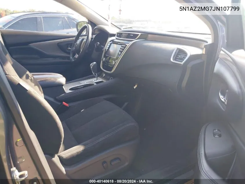 5N1AZ2MG7JN107799 2018 Nissan Murano Sv