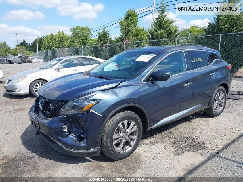 5N1AZ2MG9JN124409 2018 Nissan Murano Sv