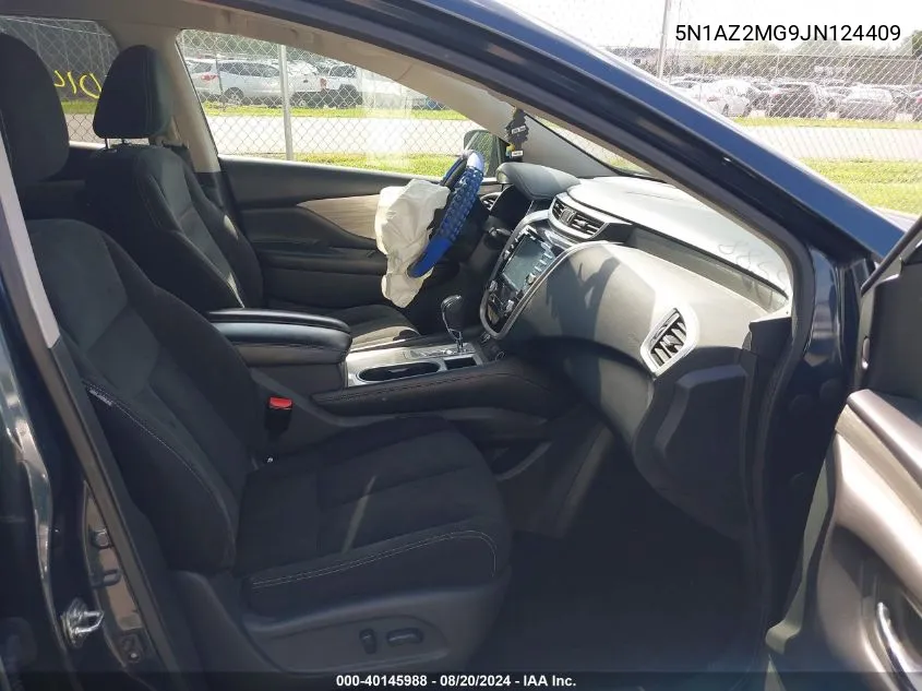 5N1AZ2MG9JN124409 2018 Nissan Murano Sv