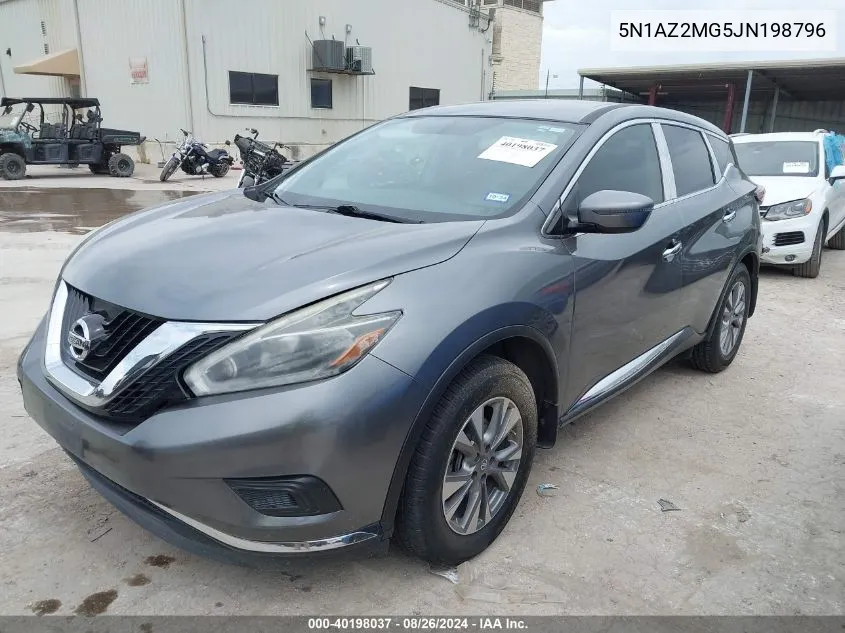 5N1AZ2MG5JN198796 2018 Nissan Murano S