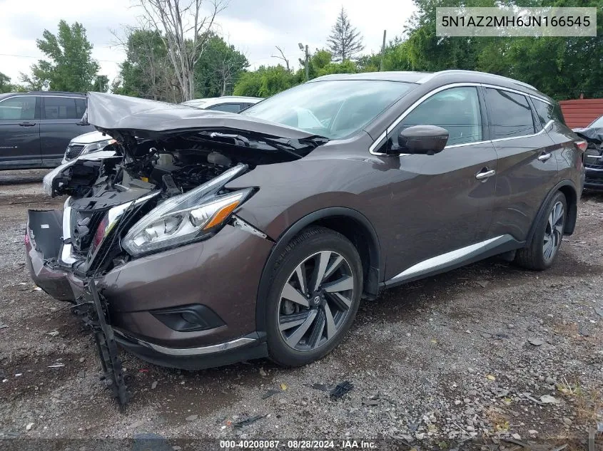 5N1AZ2MH6JN166545 2018 Nissan Murano Platinum