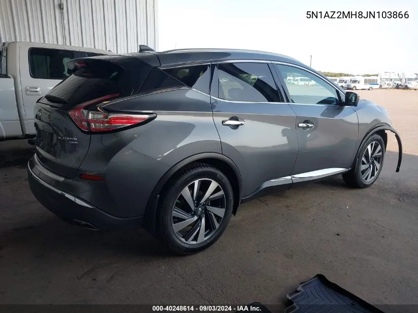 5N1AZ2MH8JN103866 2018 Nissan Murano Platinum/S/Sl/Sv