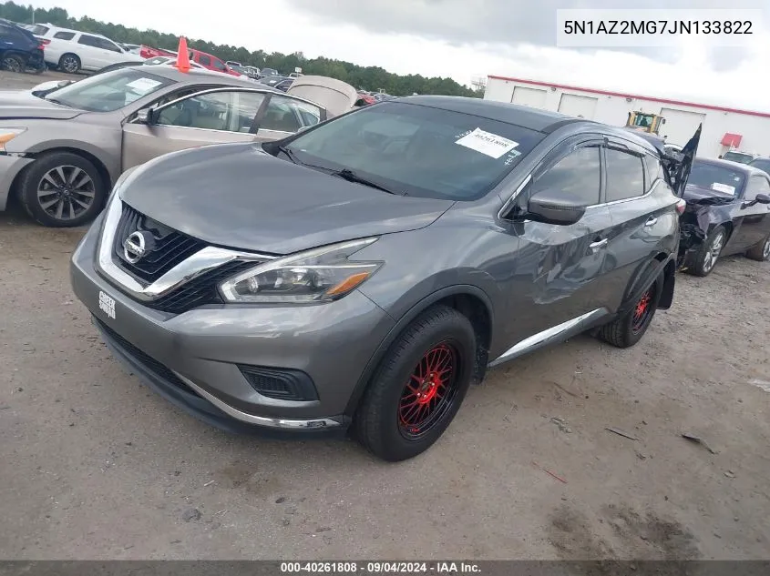 5N1AZ2MG7JN133822 2018 Nissan Murano S/Sl/Sv/Platinum