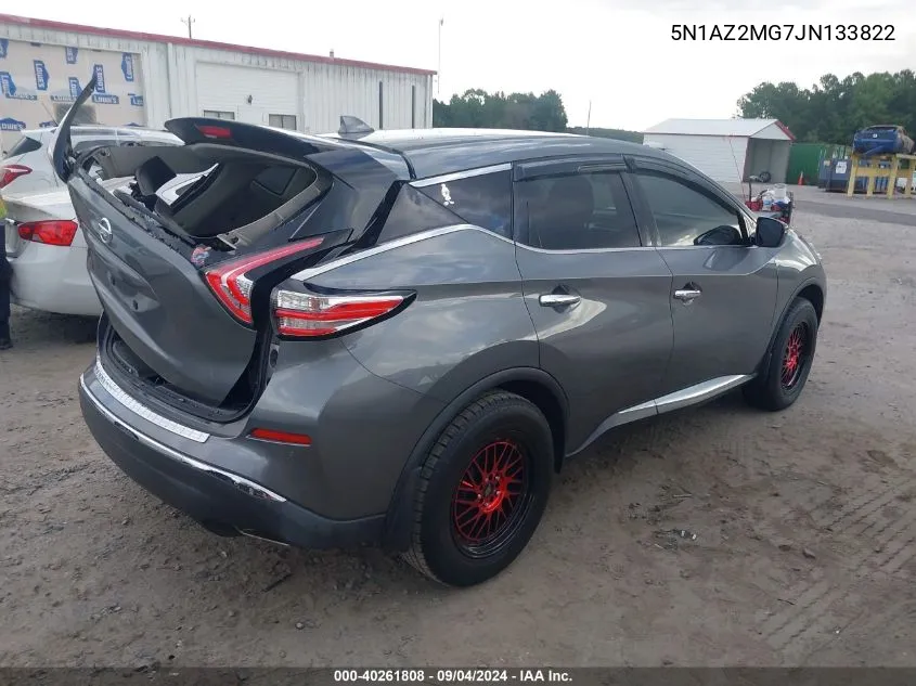 5N1AZ2MG7JN133822 2018 Nissan Murano S/Sl/Sv/Platinum