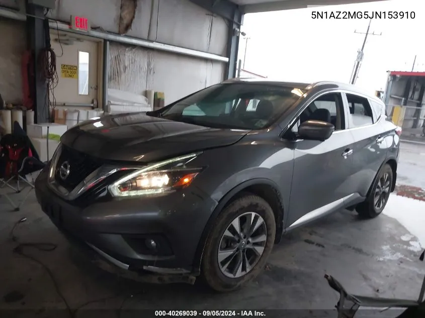 2018 Nissan Murano S/Sl/Sv/Platinum VIN: 5N1AZ2MG5JN153910 Lot: 40269039