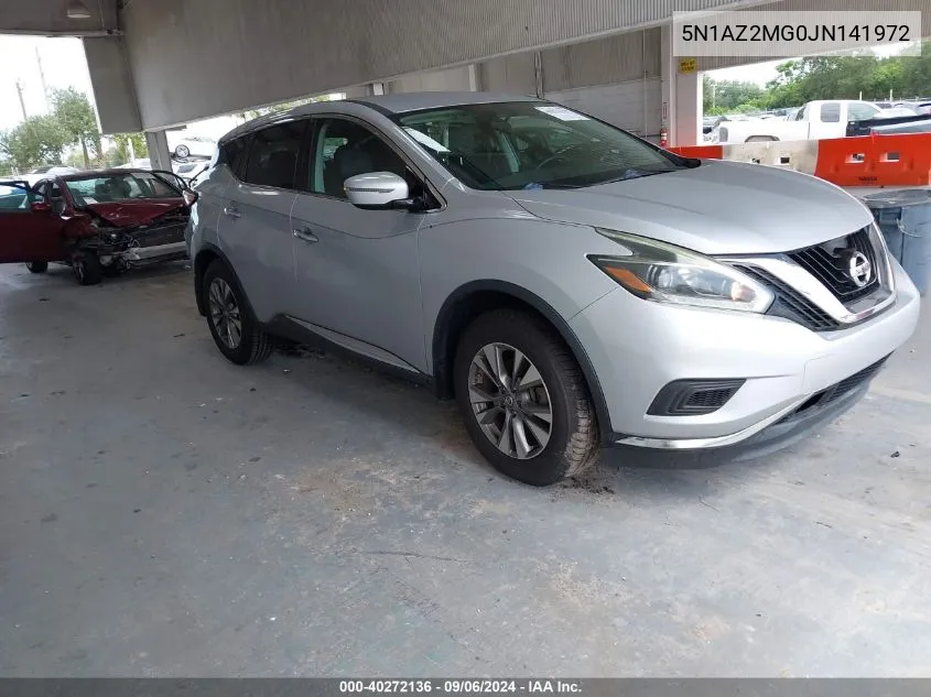 5N1AZ2MG0JN141972 2018 Nissan Murano S