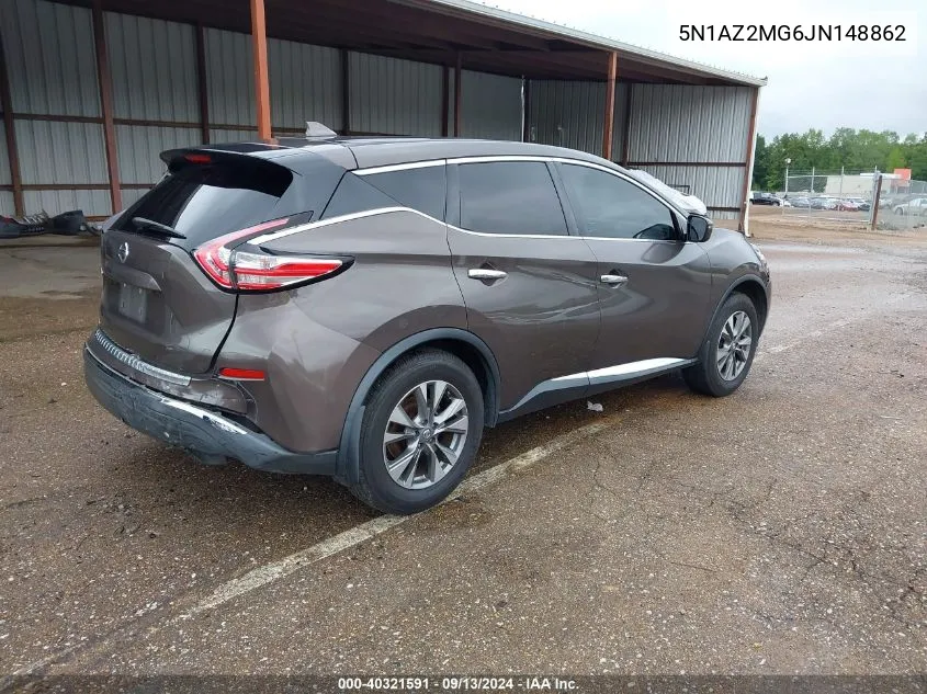 5N1AZ2MG6JN148862 2018 Nissan Murano S