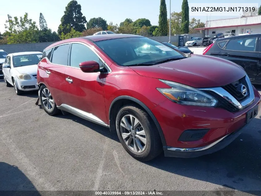 5N1AZ2MG1JN171319 2018 Nissan Murano S