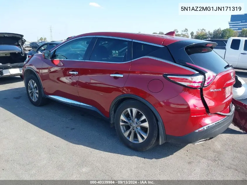 5N1AZ2MG1JN171319 2018 Nissan Murano S