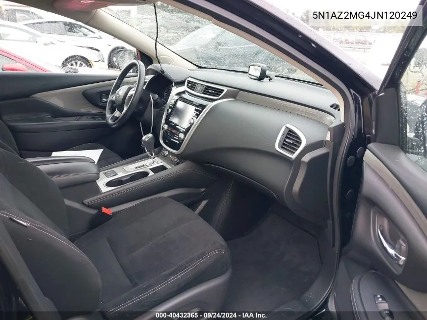 5N1AZ2MG4JN120249 2018 Nissan Murano Sv