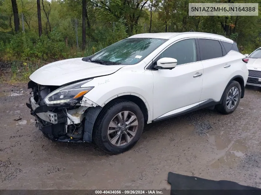 2018 Nissan Murano Sl VIN: 5N1AZ2MH6JN164388 Lot: 40434056