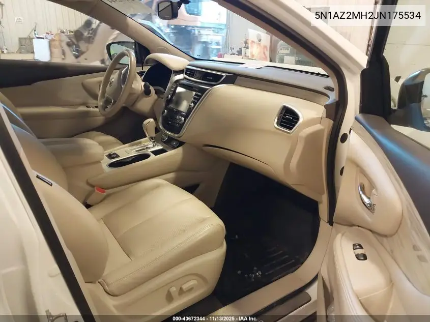 5N1AZ2MH2JN175534 2018 Nissan Murano Platinum