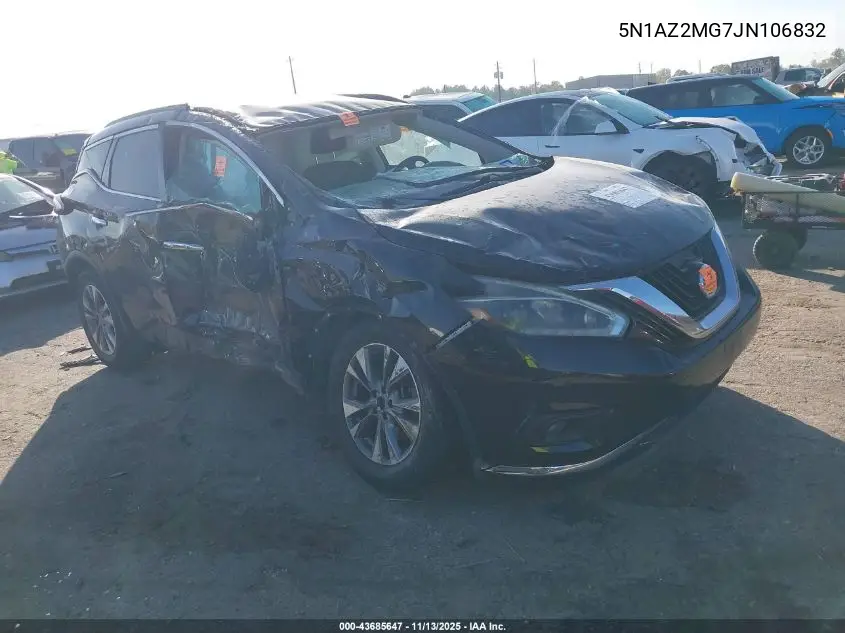 5N1AZ2MG7JN106832 2018 Nissan Murano Sv