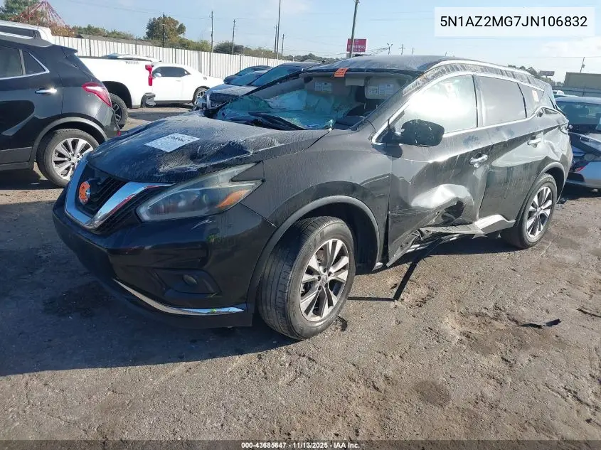 5N1AZ2MG7JN106832 2018 Nissan Murano Sv