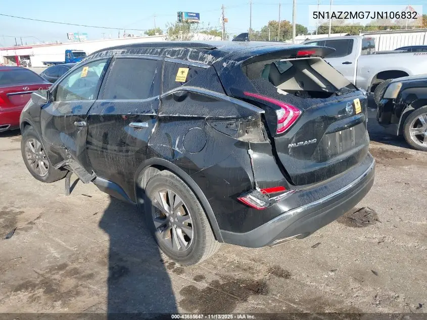 5N1AZ2MG7JN106832 2018 Nissan Murano Sv