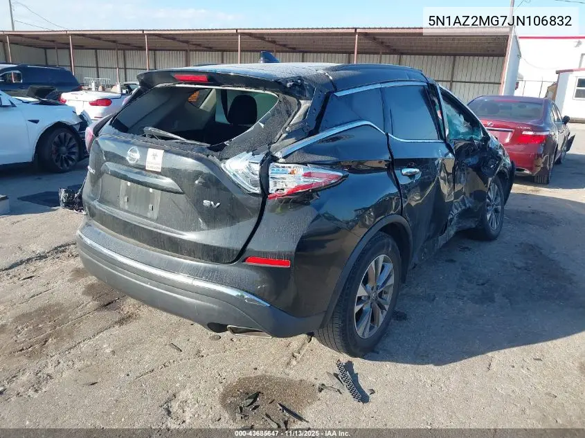 5N1AZ2MG7JN106832 2018 Nissan Murano Sv