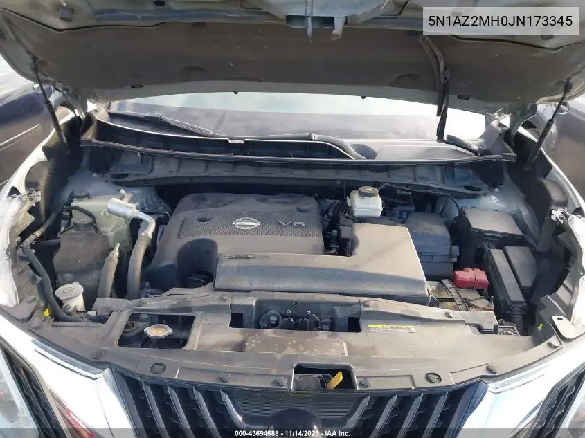 5N1AZ2MH0JN173345 2018 Nissan Murano S