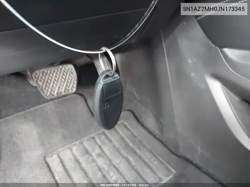 5N1AZ2MH0JN173345 2018 Nissan Murano S