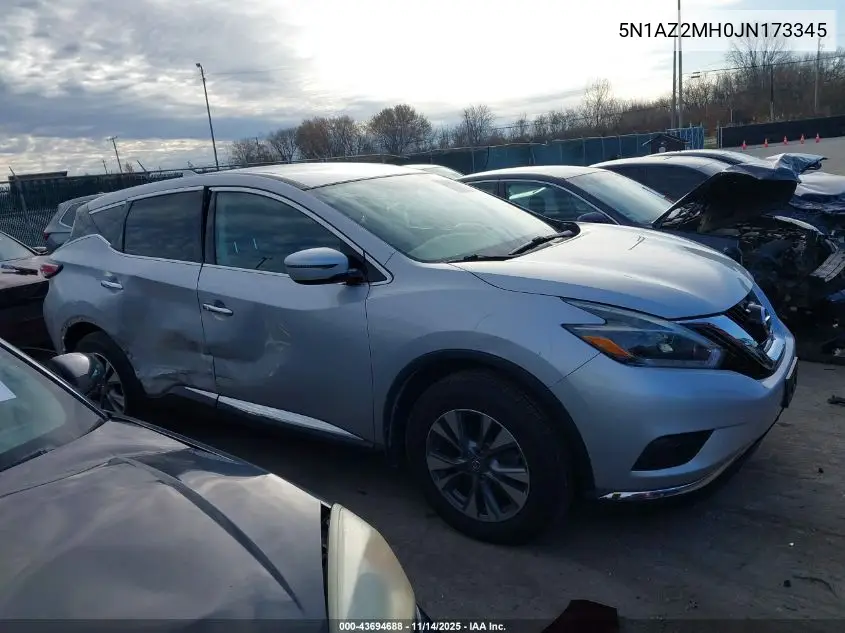 5N1AZ2MH0JN173345 2018 Nissan Murano S