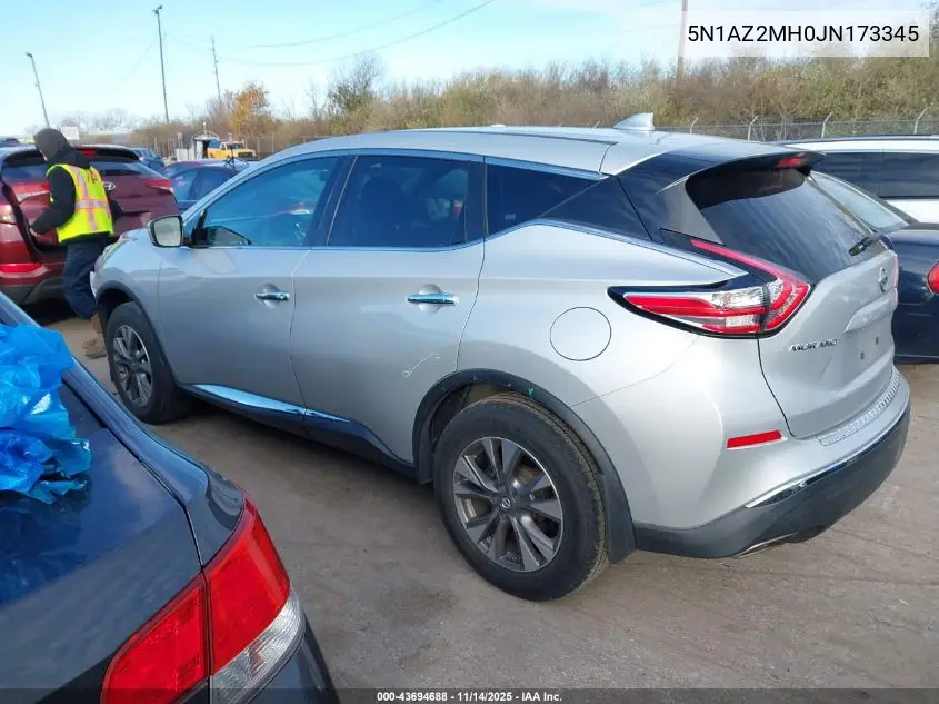 5N1AZ2MH0JN173345 2018 Nissan Murano S