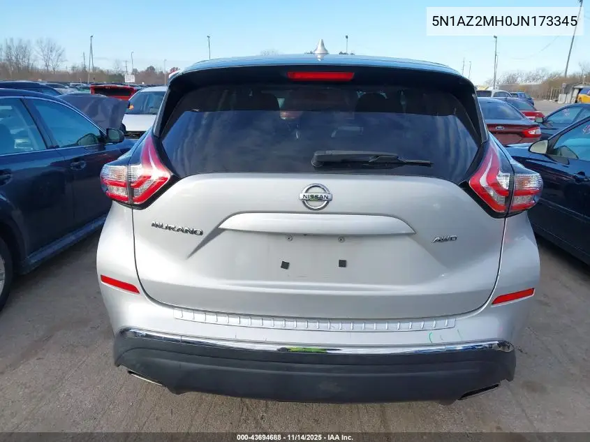 5N1AZ2MH0JN173345 2018 Nissan Murano S