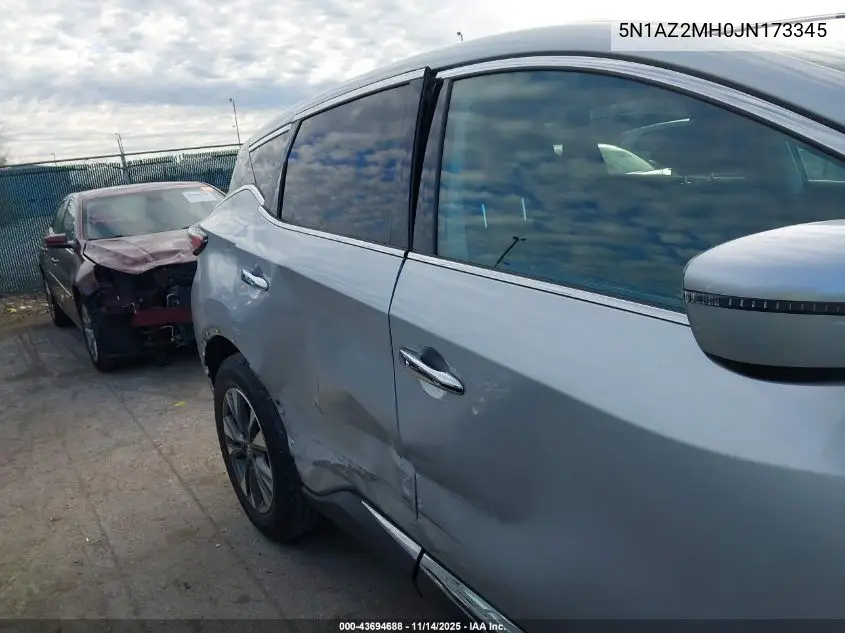 5N1AZ2MH0JN173345 2018 Nissan Murano S