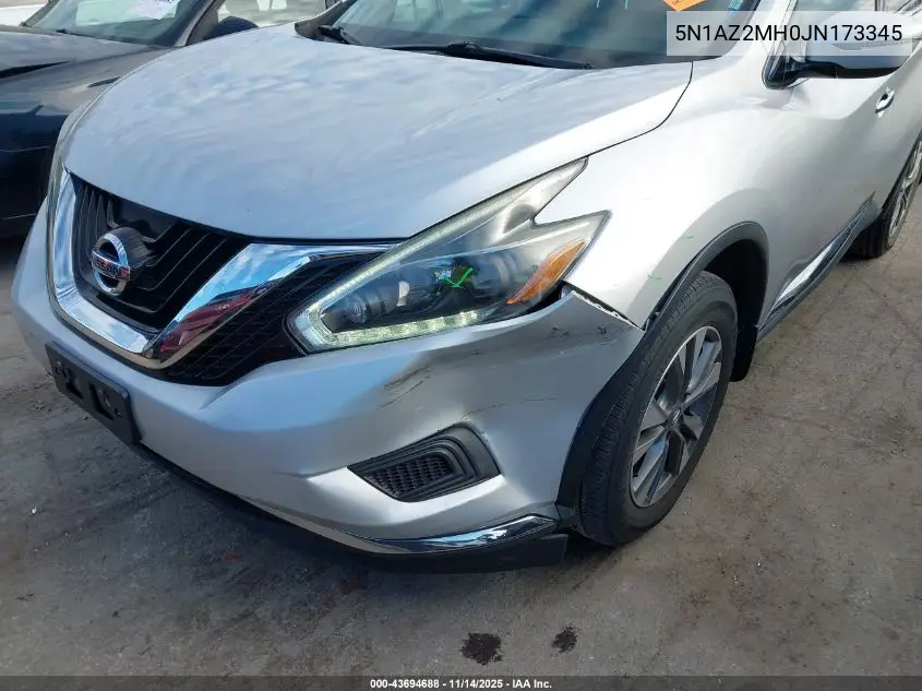 5N1AZ2MH0JN173345 2018 Nissan Murano S