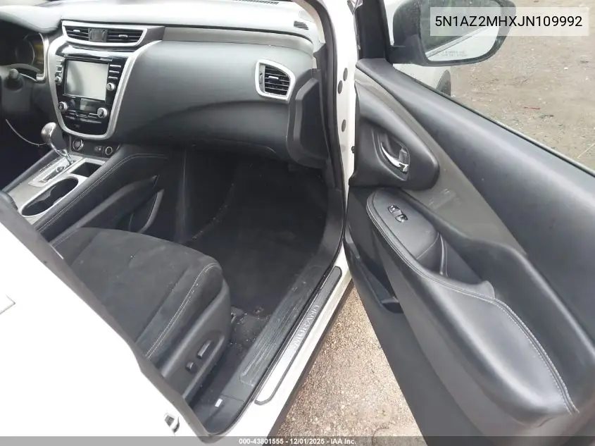 5N1AZ2MHXJN109992 2018 Nissan Murano Sv