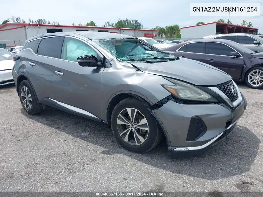 2019 Nissan Murano S VIN: 5N1AZ2MJ8KN161254 Lot: 40367165