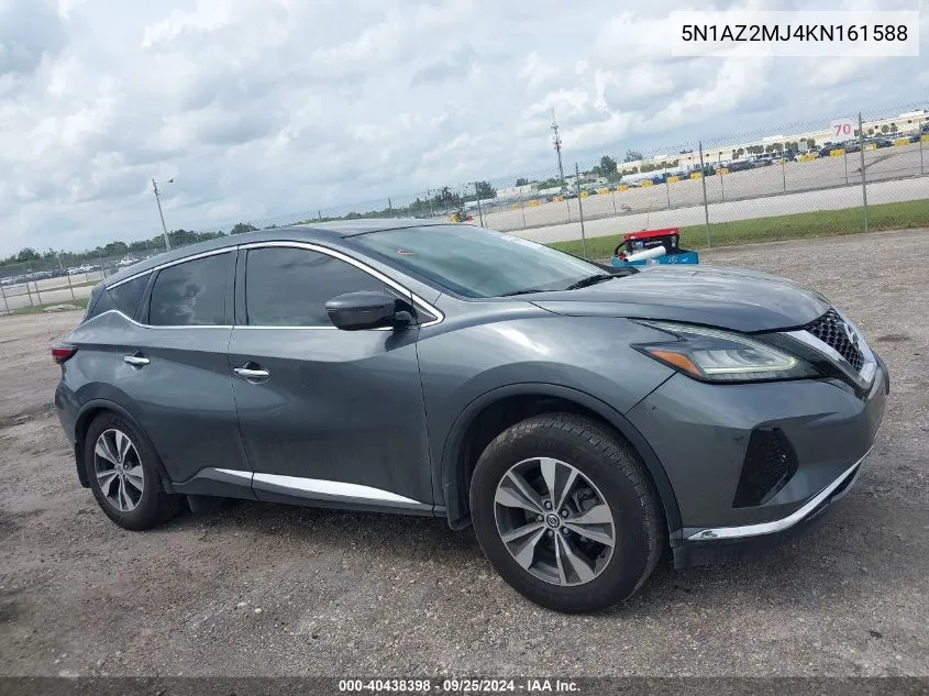 5N1AZ2MJ4KN161588 2019 Nissan Murano S