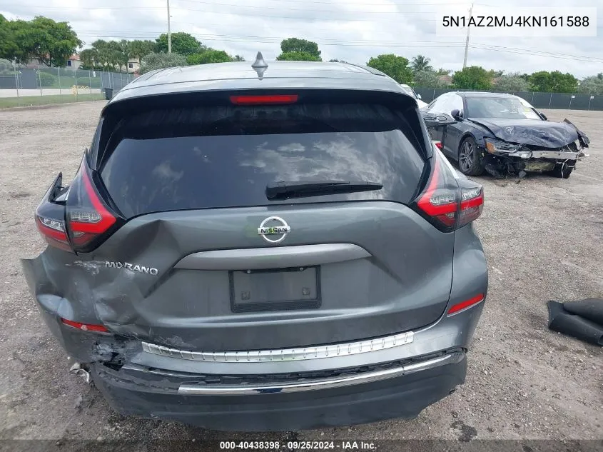 5N1AZ2MJ4KN161588 2019 Nissan Murano S