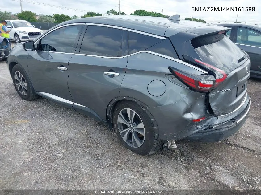 5N1AZ2MJ4KN161588 2019 Nissan Murano S