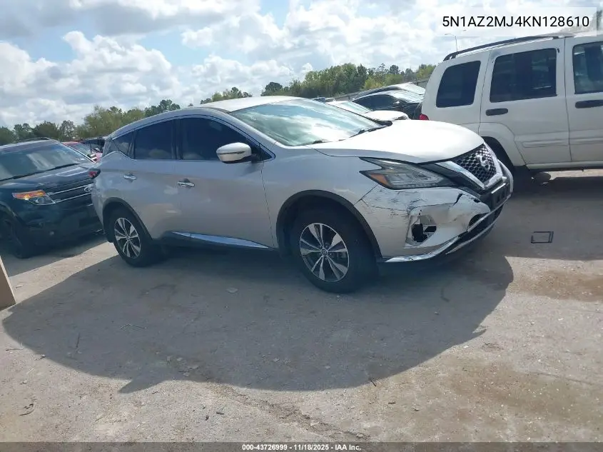 5N1AZ2MJ4KN128610 2019 Nissan Murano S