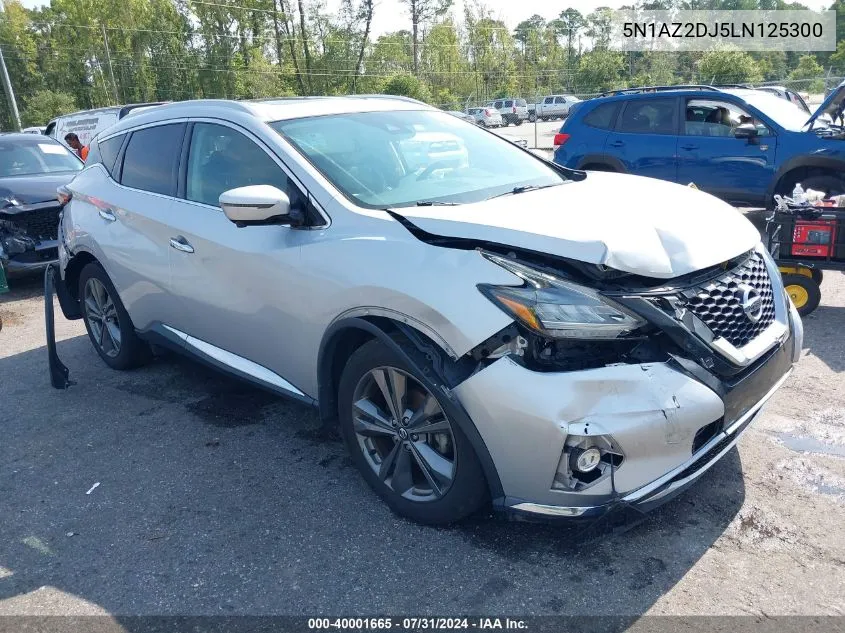 5N1AZ2DJ5LN125300 2020 Nissan Murano Platinum