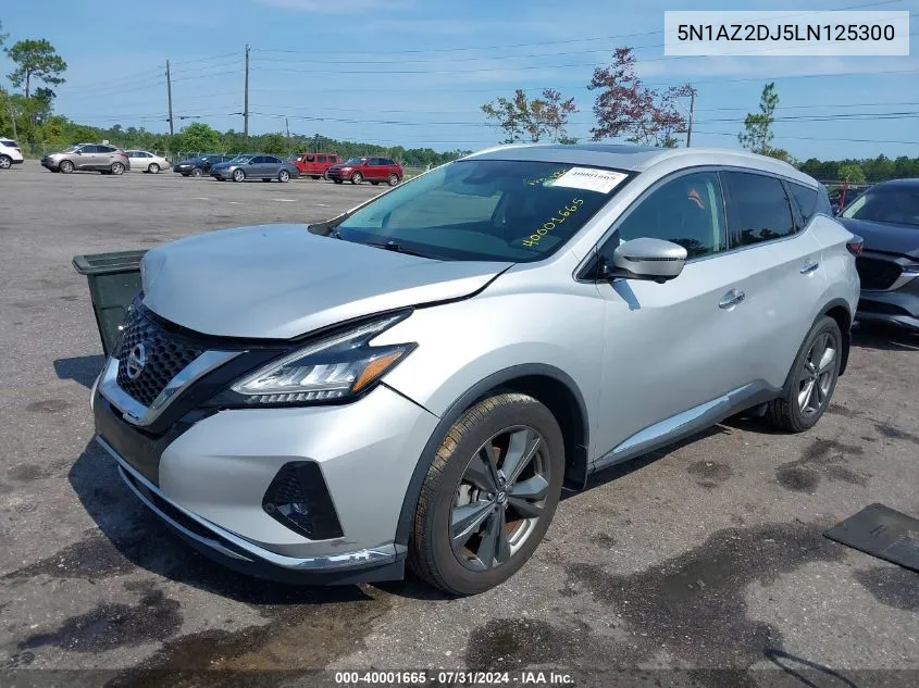 2020 Nissan Murano Platinum VIN: 5N1AZ2DJ5LN125300 Lot: 40001665