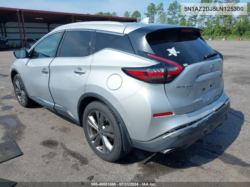 5N1AZ2DJ5LN125300 2020 Nissan Murano Platinum