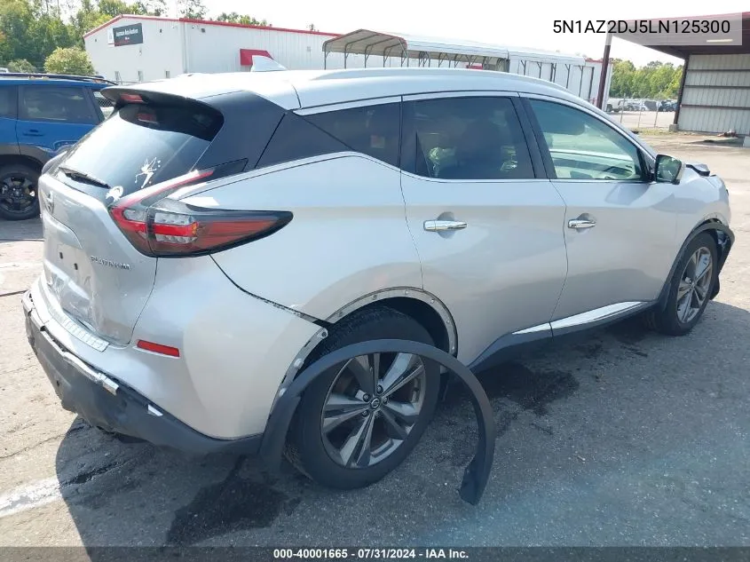 2020 Nissan Murano Platinum VIN: 5N1AZ2DJ5LN125300 Lot: 40001665