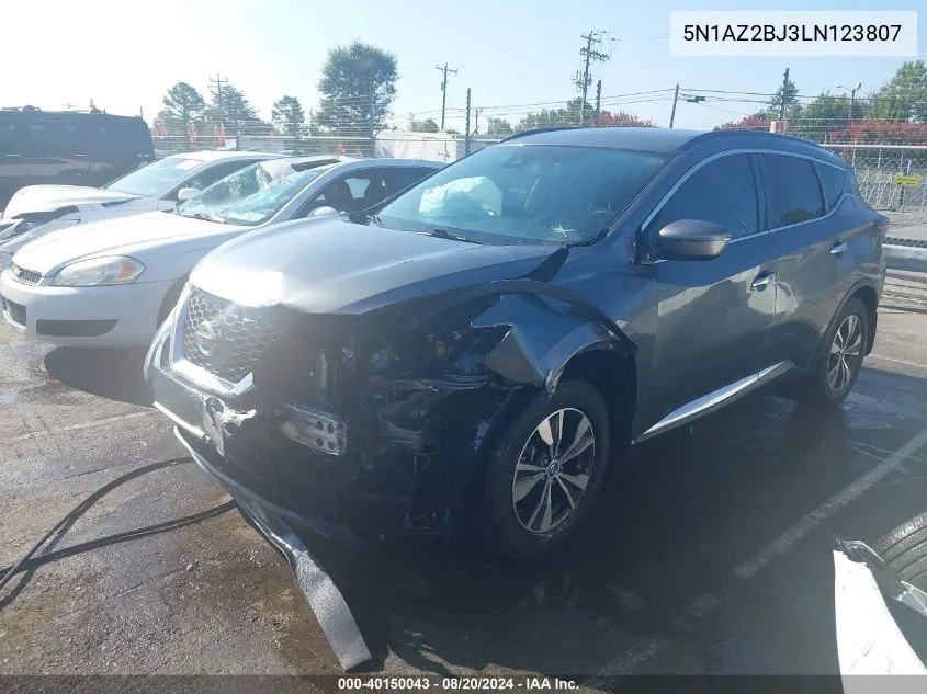 5N1AZ2BJ3LN123807 2020 Nissan Murano Sv