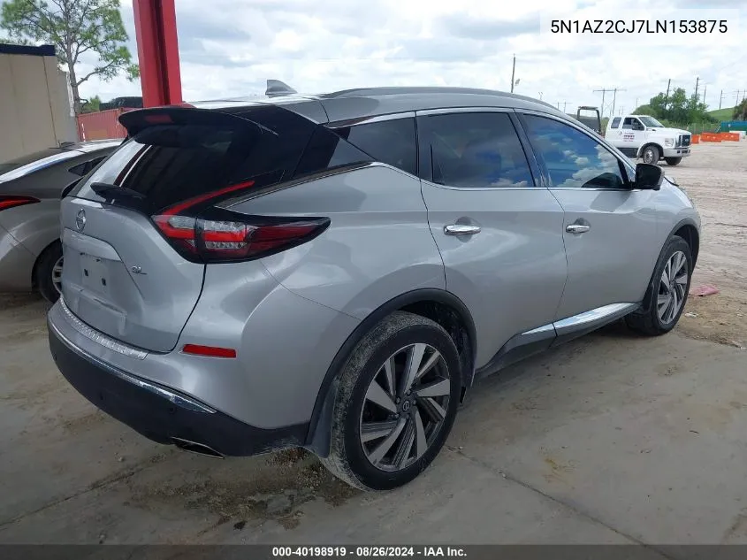 5N1AZ2CJ7LN153875 2020 Nissan Murano Sl Fwd