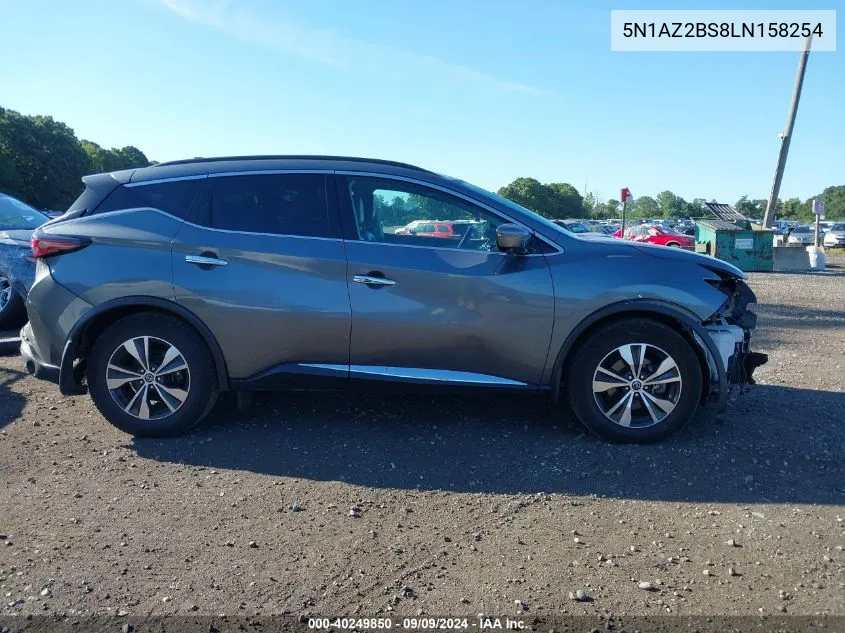 2020 Nissan Murano Sv VIN: 5N1AZ2BS8LN158254 Lot: 40249850