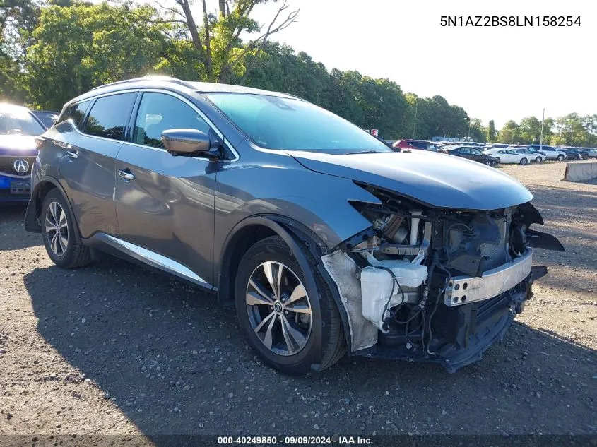 2020 Nissan Murano Sv VIN: 5N1AZ2BS8LN158254 Lot: 40249850