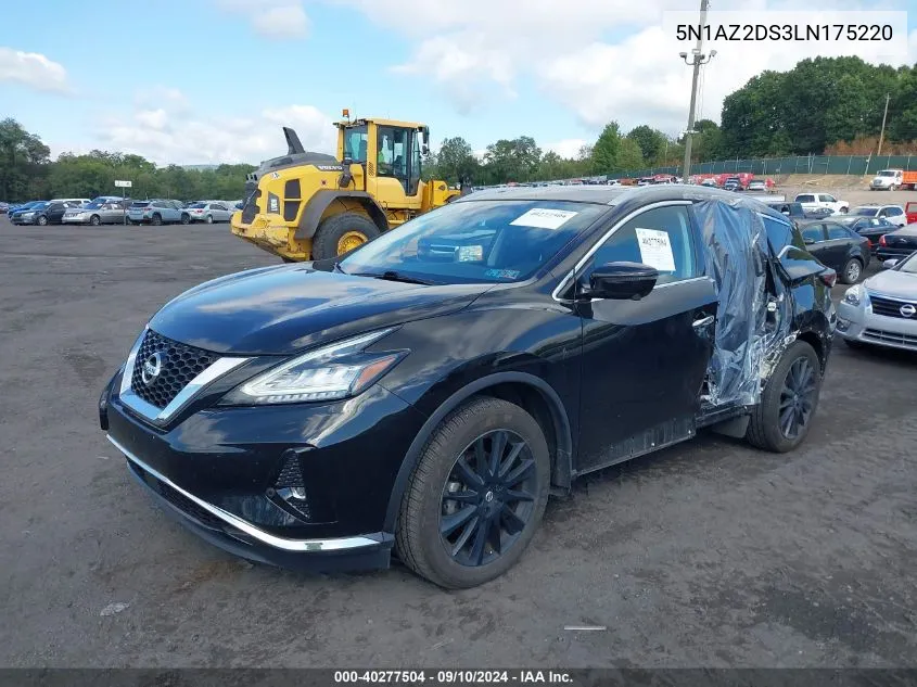 2020 Nissan Murano Platinum VIN: 5N1AZ2DS3LN175220 Lot: 40277504